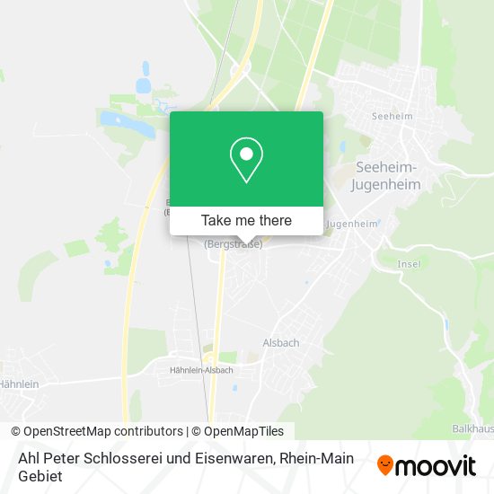 Ahl Peter Schlosserei und Eisenwaren map
