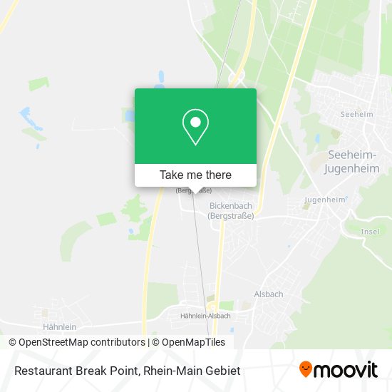 Карта Restaurant Break Point