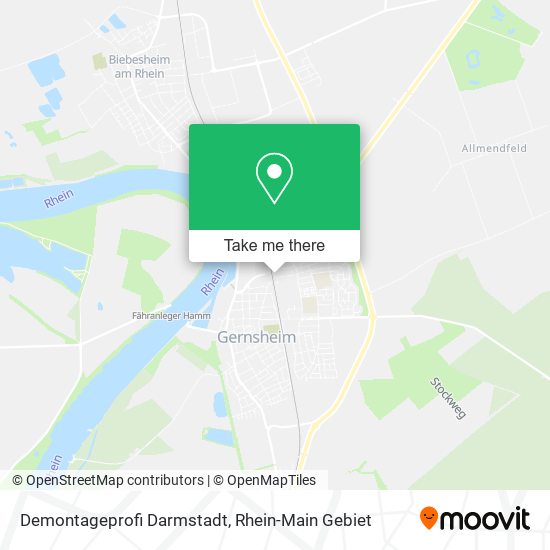 Demontageprofi Darmstadt map