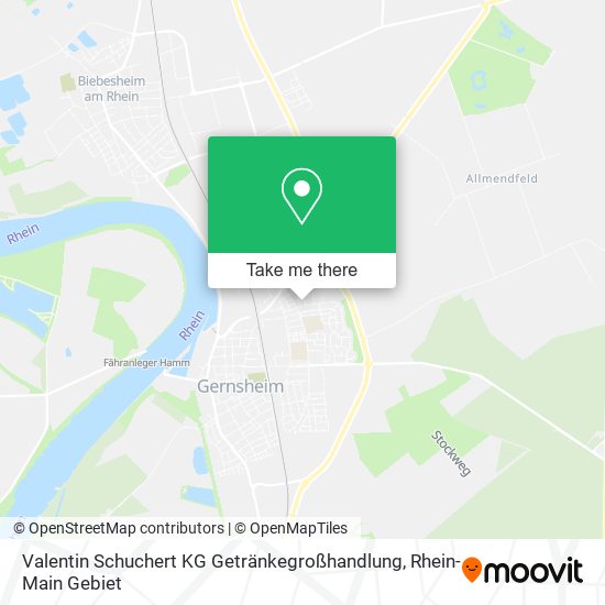 Valentin Schuchert KG Getränkegroßhandlung map