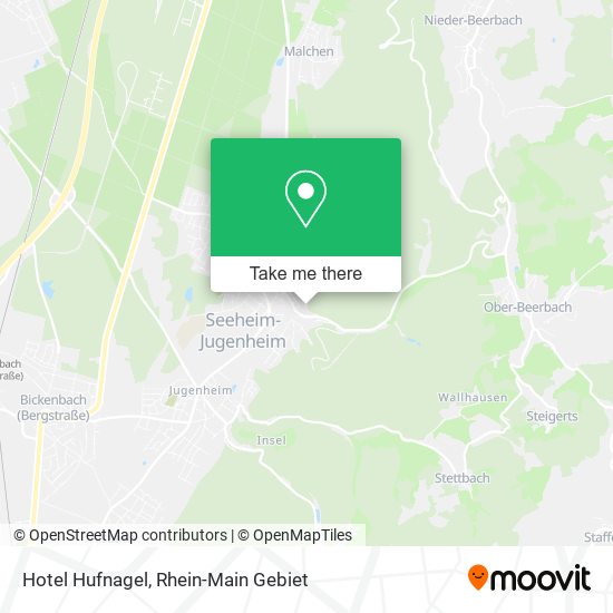 Hotel Hufnagel map
