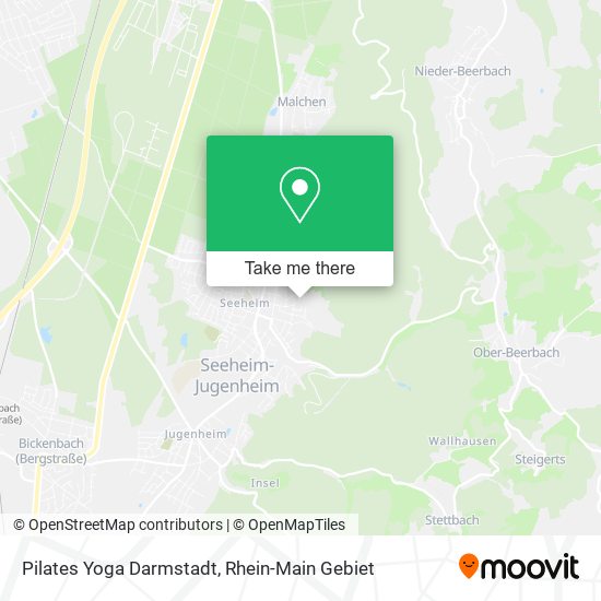 Pilates Yoga Darmstadt map