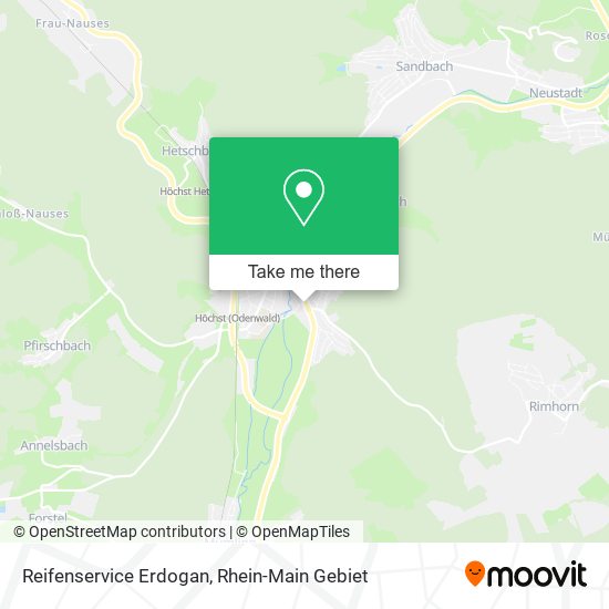 Reifenservice Erdogan map
