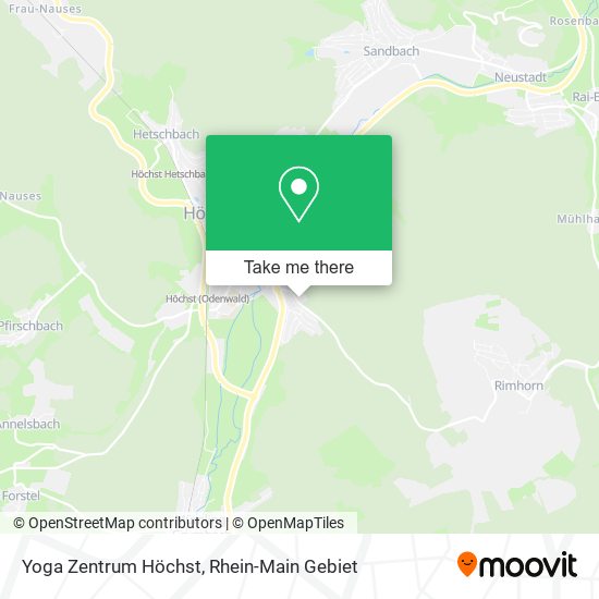 Yoga Zentrum Höchst map