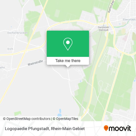 Logopaedie Pfungstadt map