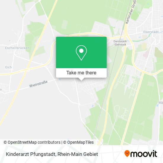 Kinderarzt Pfungstadt map