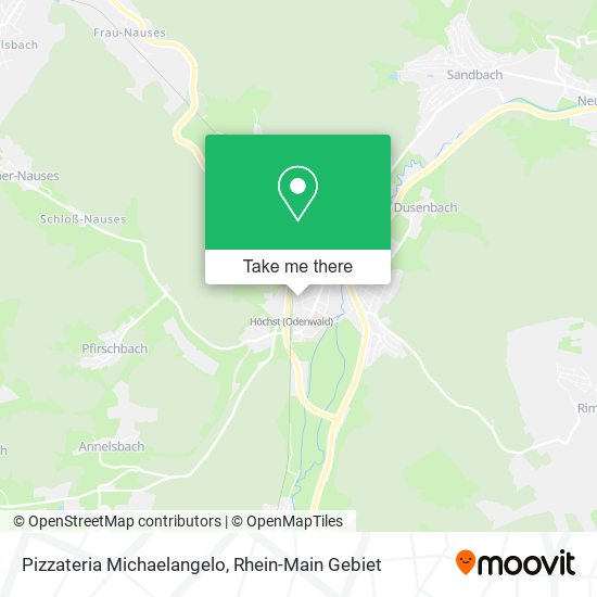 Pizzateria Michaelangelo map