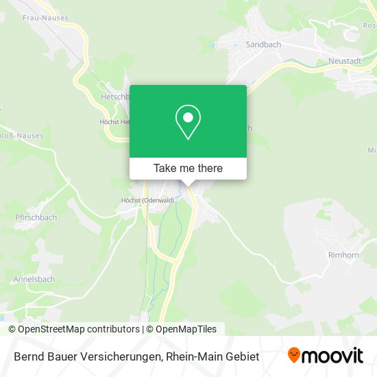 Bernd Bauer Versicherungen map