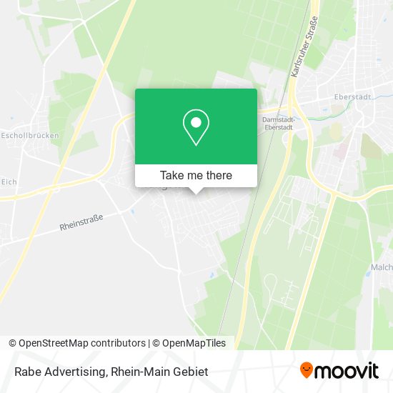 Rabe Advertising map