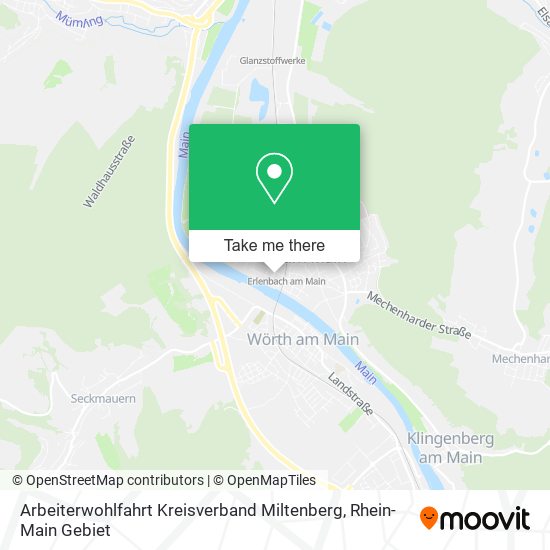 Карта Arbeiterwohlfahrt Kreisverband Miltenberg