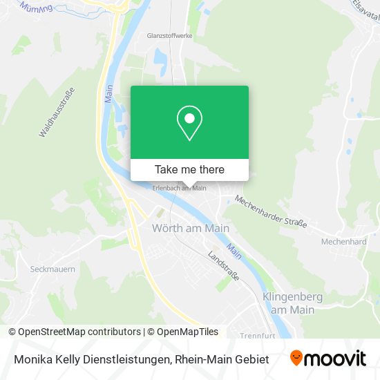 Monika Kelly Dienstleistungen map