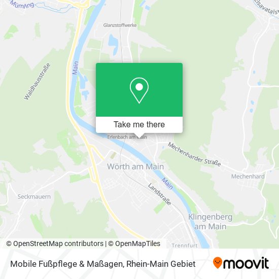 Mobile Fußpflege & Maßagen map