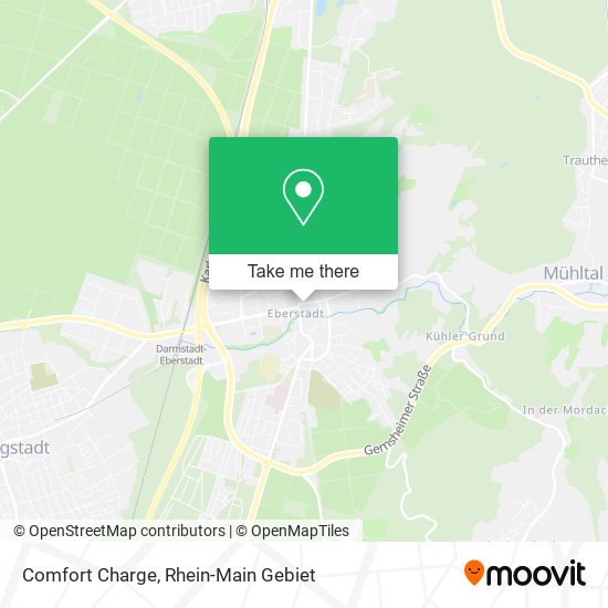 Comfort Charge map