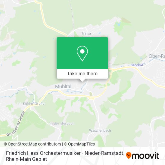 Friedrich Hess Orchestermusiker - Nieder-Ramstadt map