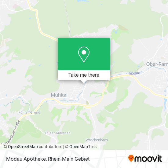 Modau Apotheke map