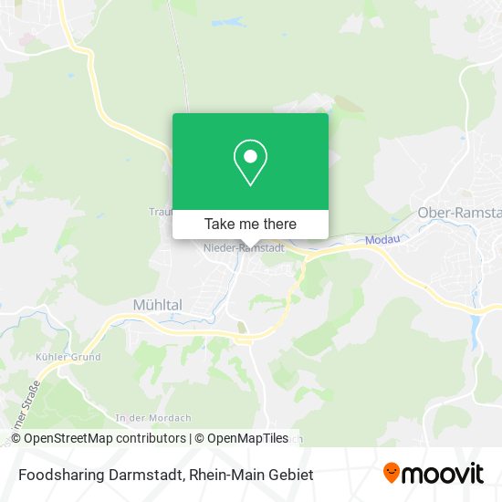 Foodsharing Darmstadt map