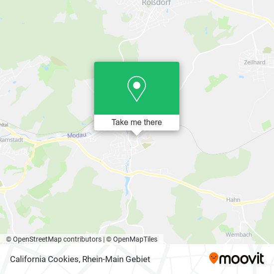 California Cookies map