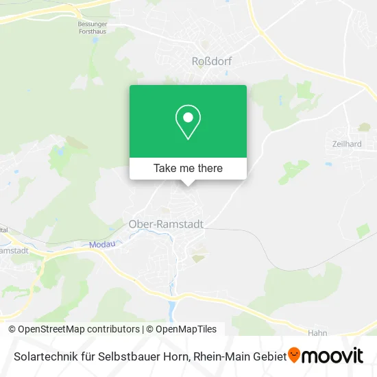 Карта Solartechnik für Selbstbauer Horn