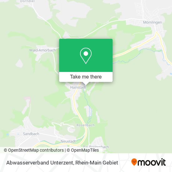 Abwasserverband Unterzent map