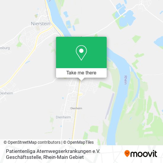 Patientenliga Atemwegserkrankungen e.V. Geschäftsstelle map