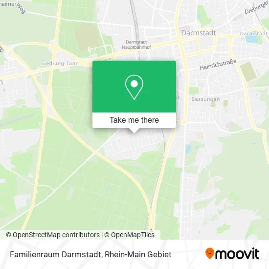 Карта Familienraum Darmstadt