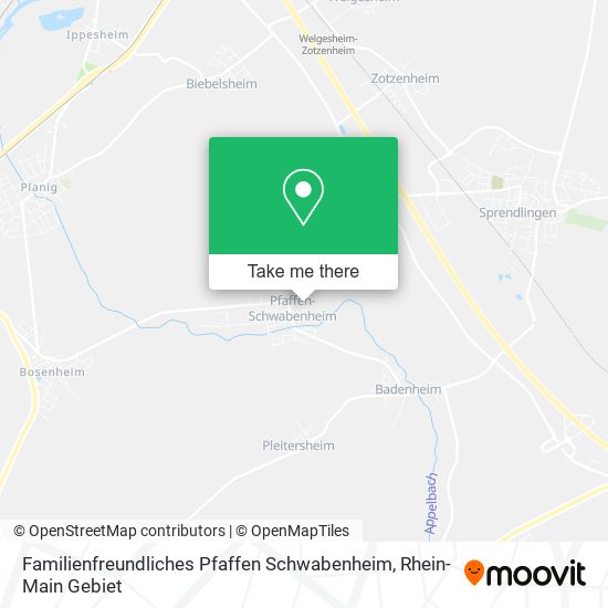 Карта Familienfreundliches Pfaffen Schwabenheim