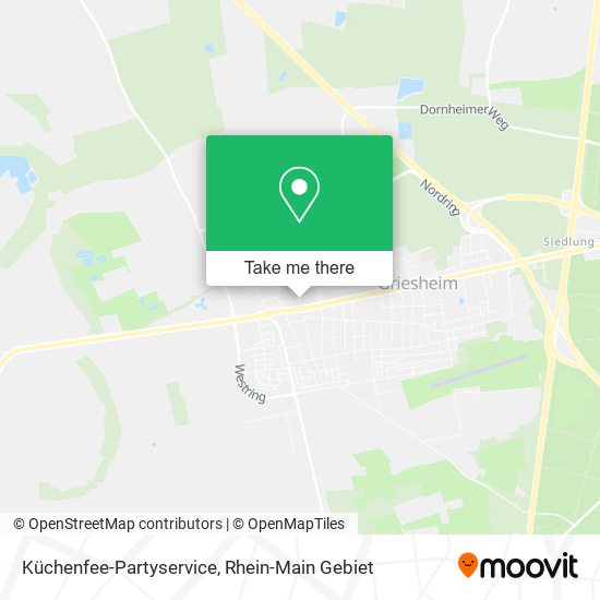 Küchenfee-Partyservice map