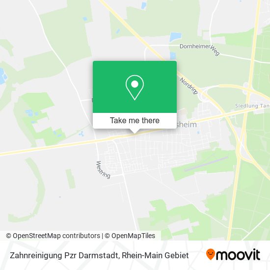 Zahnreinigung Pzr Darmstadt map