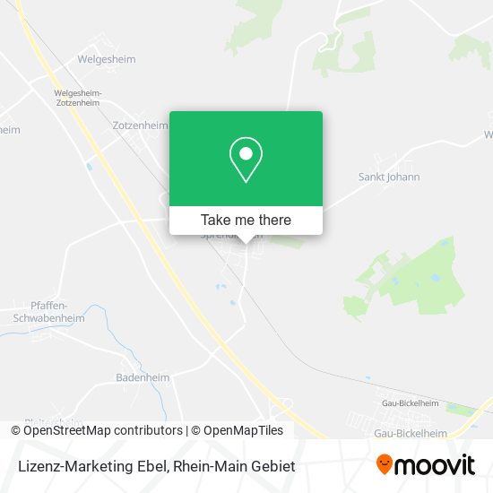 Lizenz-Marketing Ebel map