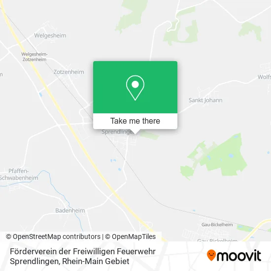 Карта Förderverein der Freiwilligen Feuerwehr Sprendlingen