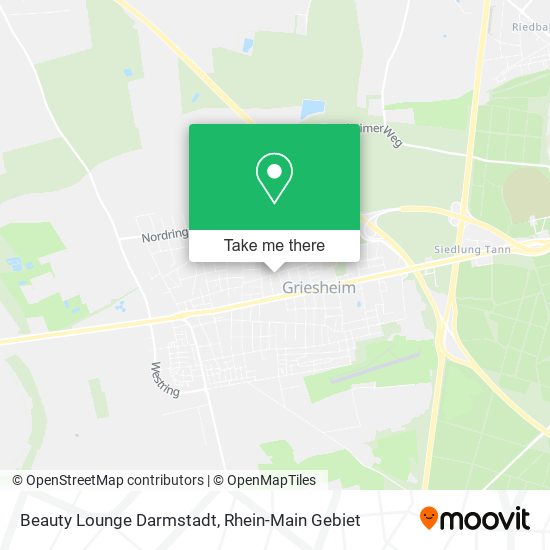 Beauty Lounge Darmstadt map