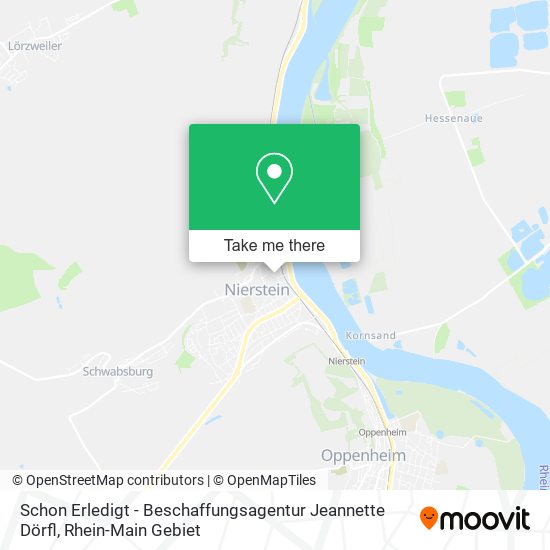 Карта Schon Erledigt - Beschaffungsagentur Jeannette Dörfl
