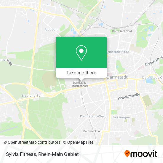 Sylvia Fitness map