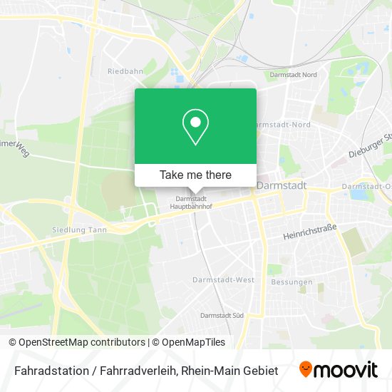 Карта Fahradstation / Fahrradverleih