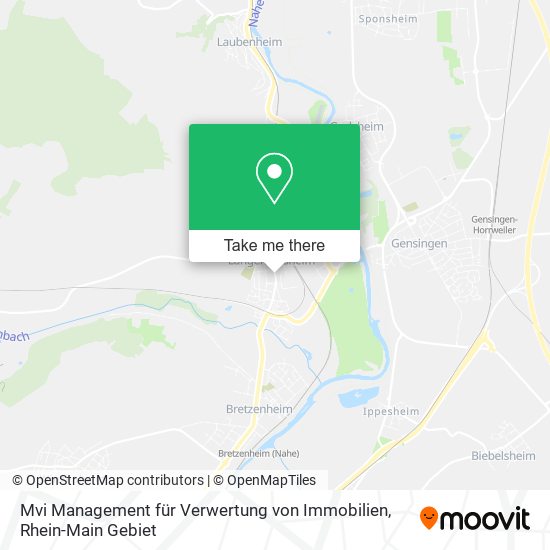 Mvi Management für Verwertung von Immobilien map