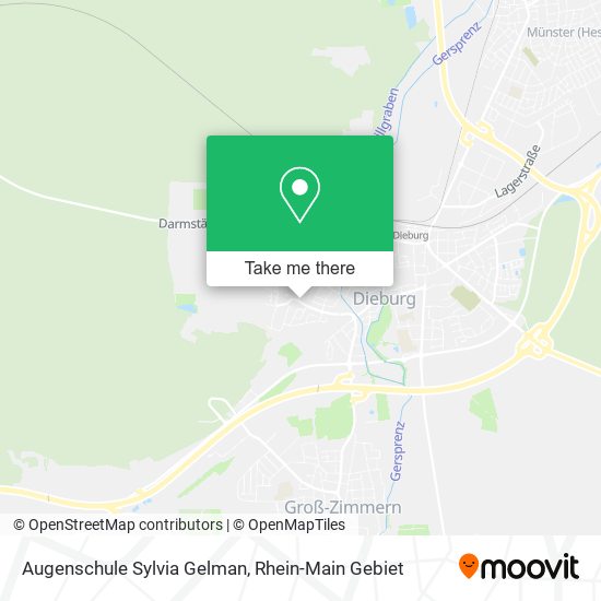 Augenschule Sylvia Gelman map