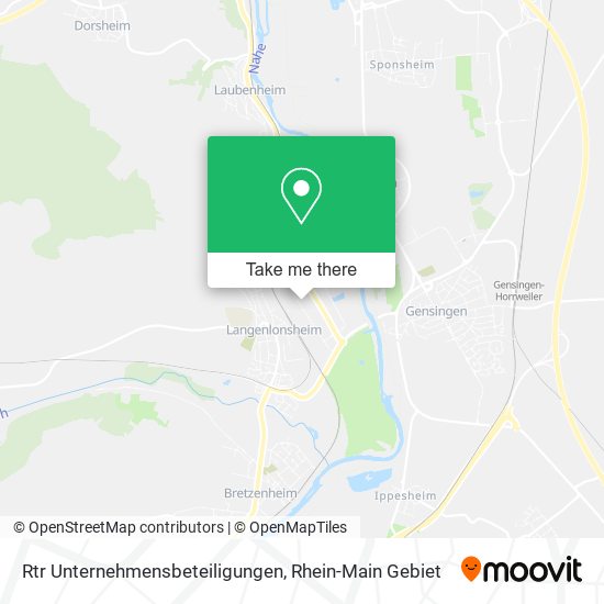 Rtr Unternehmensbeteiligungen map