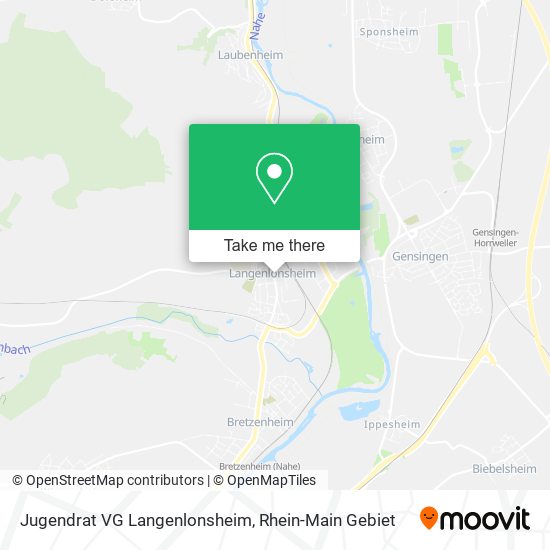 Карта Jugendrat VG Langenlonsheim