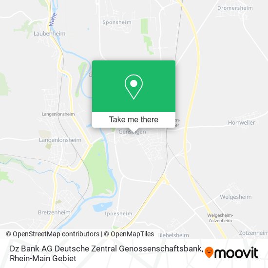 Dz Bank AG Deutsche Zentral Genossenschaftsbank map