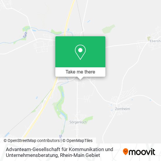 Advanteam-Gesellschaft für Kommunikation und Unternehmensberatung map