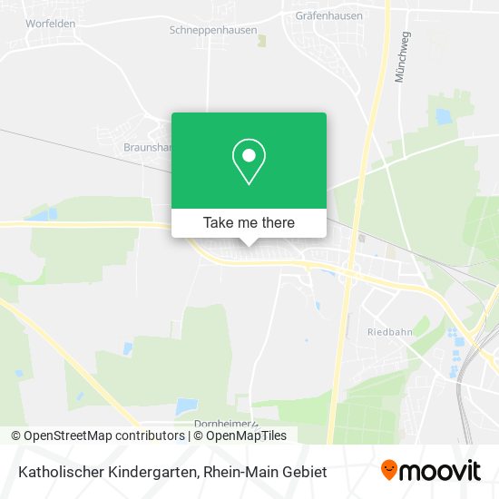 Katholischer Kindergarten map