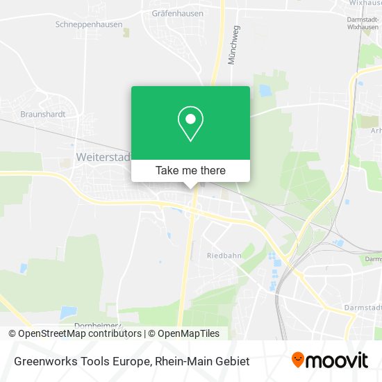 Greenworks Tools Europe map