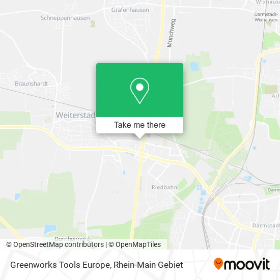 Карта Greenworks Tools Europe