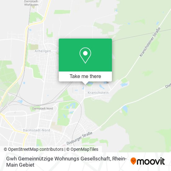 Gwh Gemeinnützige Wohnungs Gesellschaft map