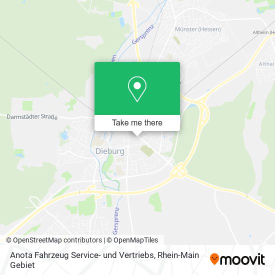 Anota Fahrzeug Service- und Vertriebs map