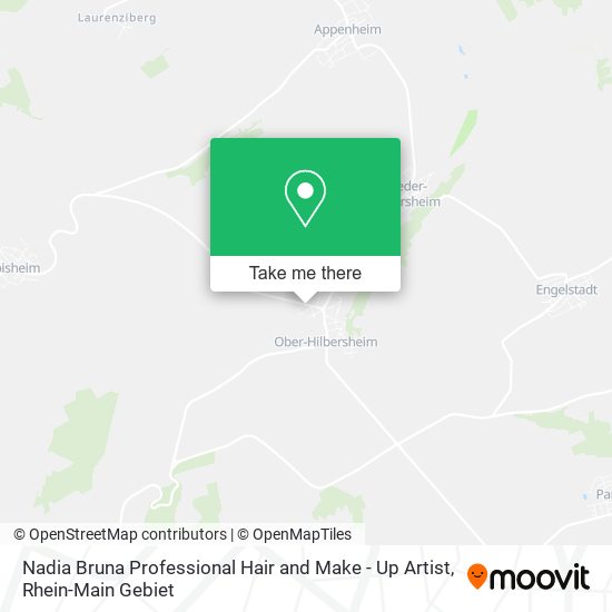 Nadia Bruna Professional Hair and Make - Up Artist map