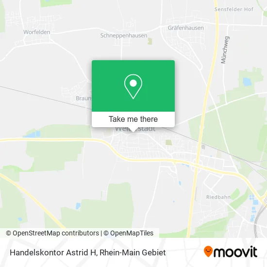 Карта Handelskontor Astrid H