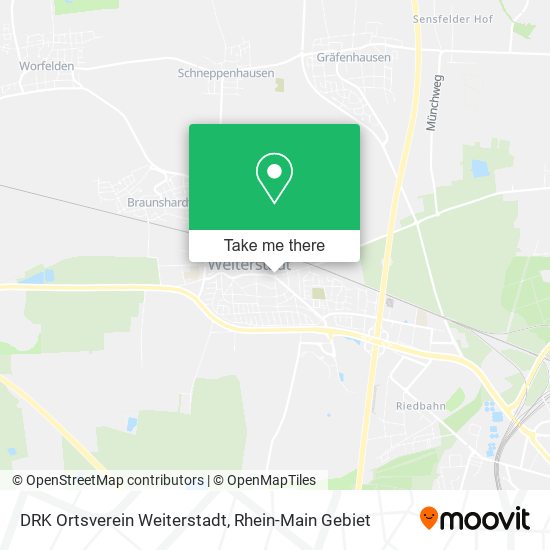 DRK Ortsverein Weiterstadt map