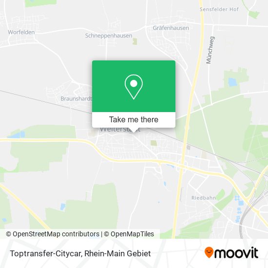 Toptransfer-Citycar map