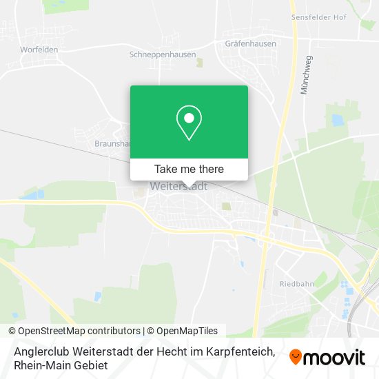 Anglerclub Weiterstadt der Hecht im Karpfenteich map